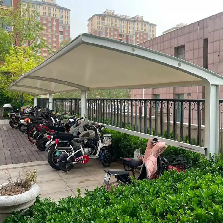 镇巴县膜结构电动车棚